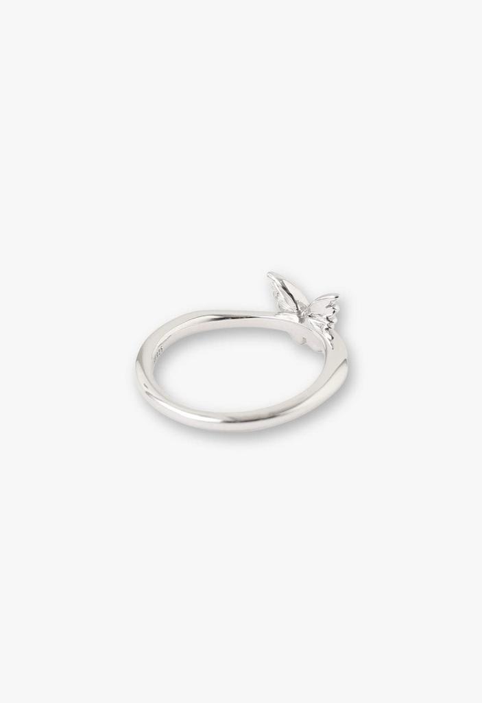 Sterling Silver 925 Amethyst Angel Butterfly Motif Ring SAUR021311AM [Anna Sui]