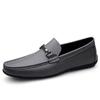 Men's Leather Slip-On Loafers - Casual Flat Driving Shoes In Large Sizes