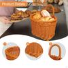 Hanging Storage Basket Wall Mounted Kitchen Sturdy with Handle Flower Holder Multifunctional