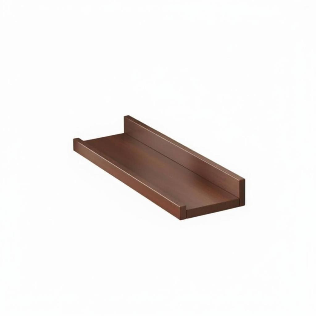 Single surfacemounted board Wood Texture surface Shelf Minimalist Design Display for Apartment