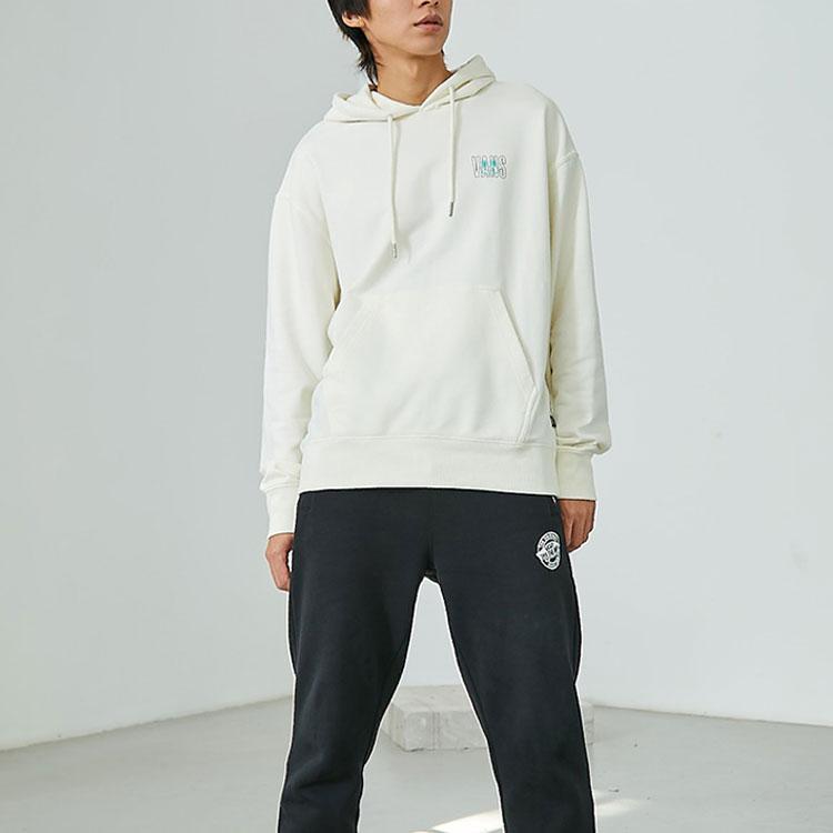 Vans Vortex Pattern Printed Casual Pullover Hoodie Men Hoodies White VN0A5H75FS8