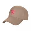 Griffin  Red and White Baseball Cap Rugby Fashion Beach Sun Hat For Children Golf Wear Unisex Womens