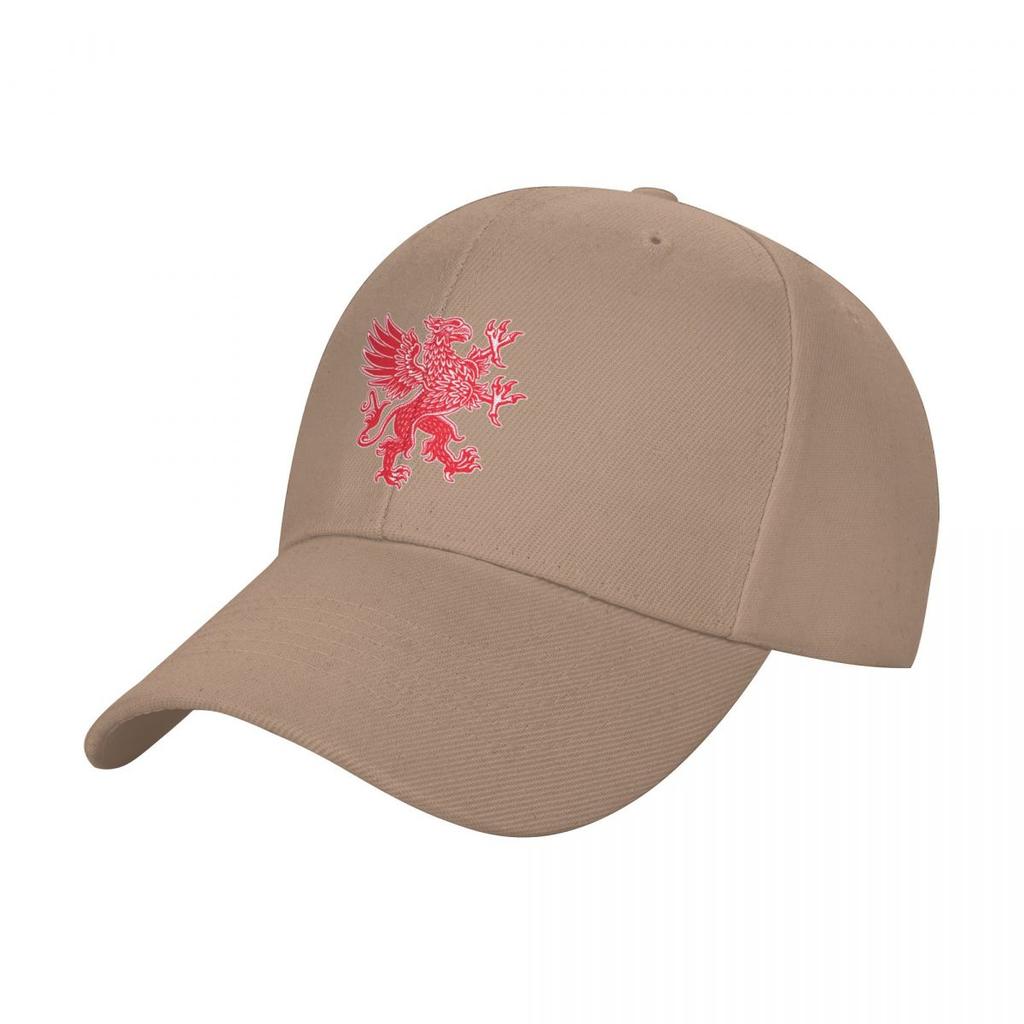 Griffin Red and White Baseball Cap Rugby Fashion Beach Sun Hat For Children Golf Wear Unisex Womens