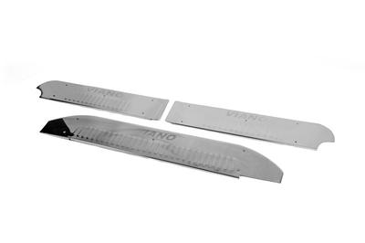 Einstiegsleisten Carmos V4 (rostfreier Stahl) 3 Stück, Carmos - Türkischer Stahl für Mercedes Viano 2004-2014