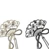 Hanfu Step Shake Antique Style Hair Stick Retro Temperament Hairpin Ancient Fan Fringe Hairpin