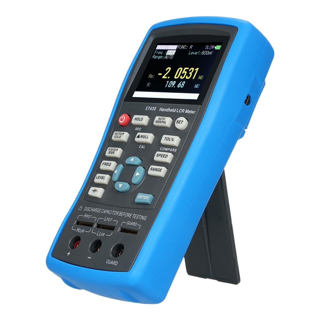 2.5 Inch LCD Digital Handheld 100kHz LCR Meter LCR Multimeter Tester for Inductance Capacitance Resistance Measuring