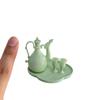 1 Set 1 6 Chinese Ancient Style Peacock Pot Kit Dollhouse Miniature Decor Pottery for Classic Family Scene Setup