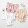 Gunze Calm Beige Kaiteki Made in Antibacterial and Size LL Women's 3-Pack Panties, Kobo, 100% Cotton, Japan, Deodorizing, KQ5070,