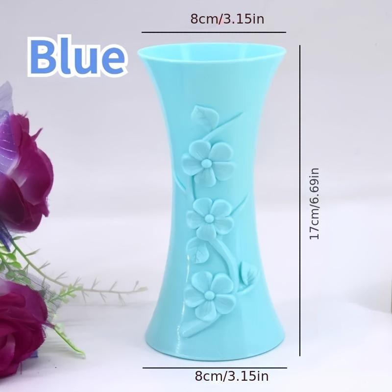 3D Plum Blossom Vase Flower Basket Plastic Vase multi-color handicraft home simulation flower arrangement utensils