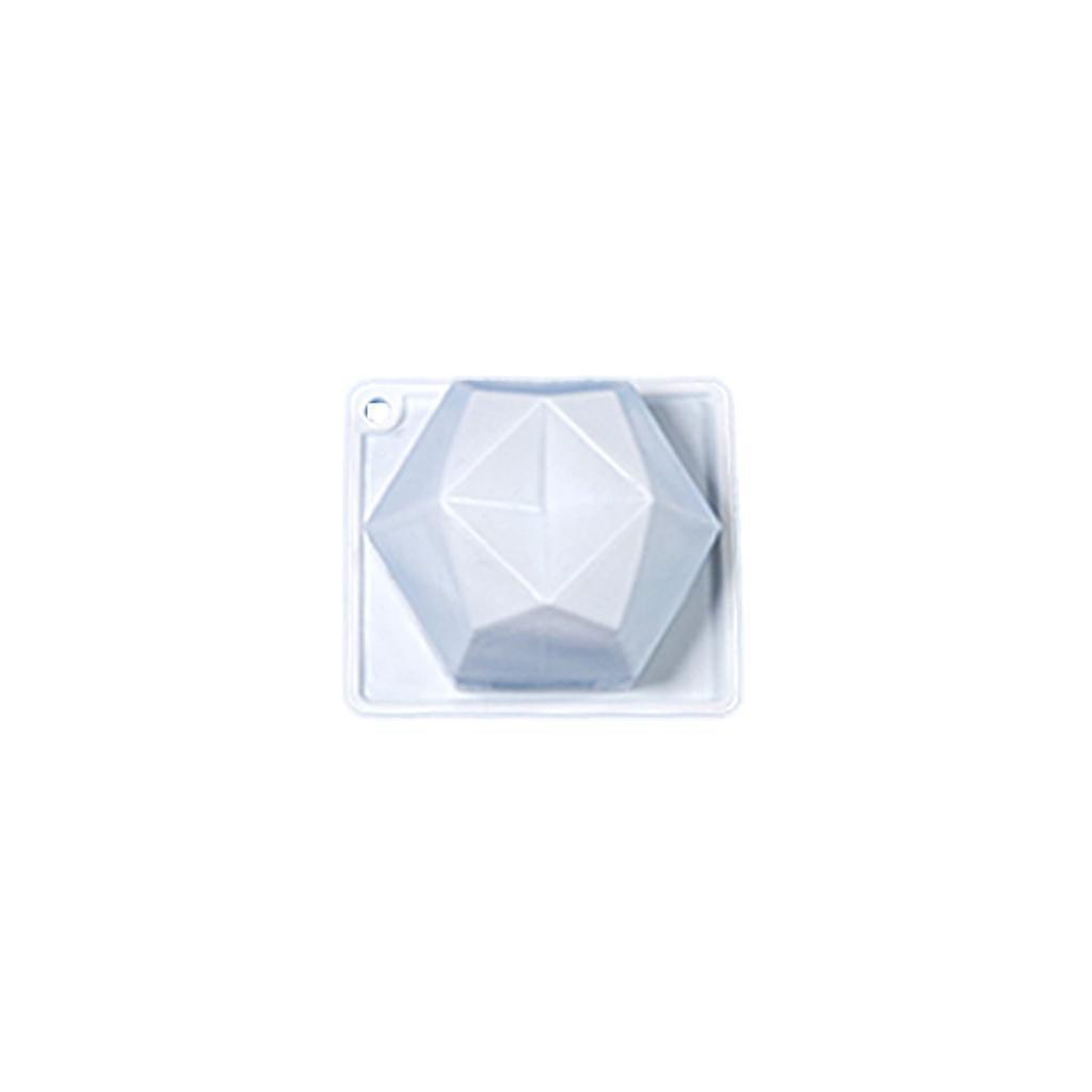 Diamond Ball Candle Mold Multi-sided Geometry-Candle Silicone Mould Handmade Soap Mold for DIY Fondant Cake Candy-Decor