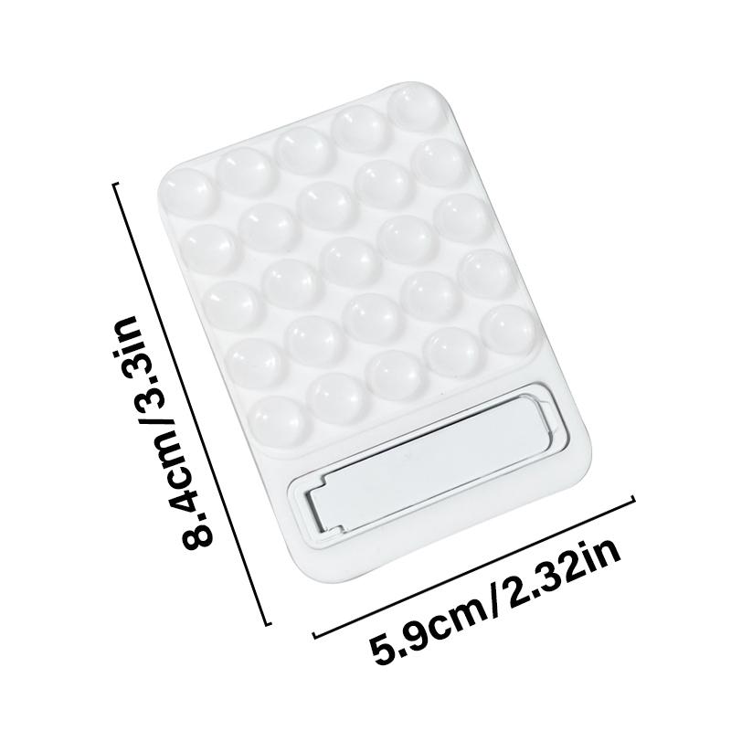 Universal Suction Cup Stand Mobile Phone Silicone Cover Anti-lost Adjustable Cell Case Desktop Table Holder Stand