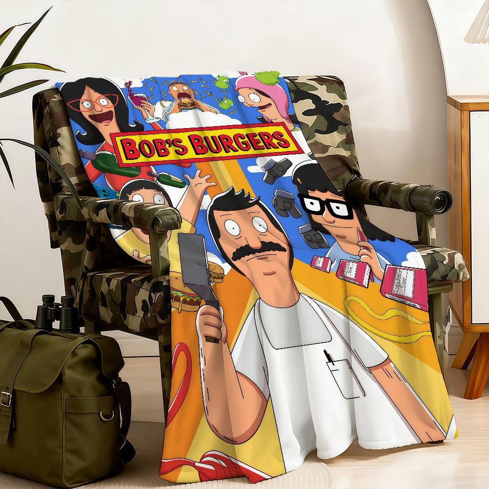 B-BobS-ES B-BurgerS-ES Cartoon Blanket Soft Warm Furry Throw Super Kids Toys Bed Sofa Car Cradle