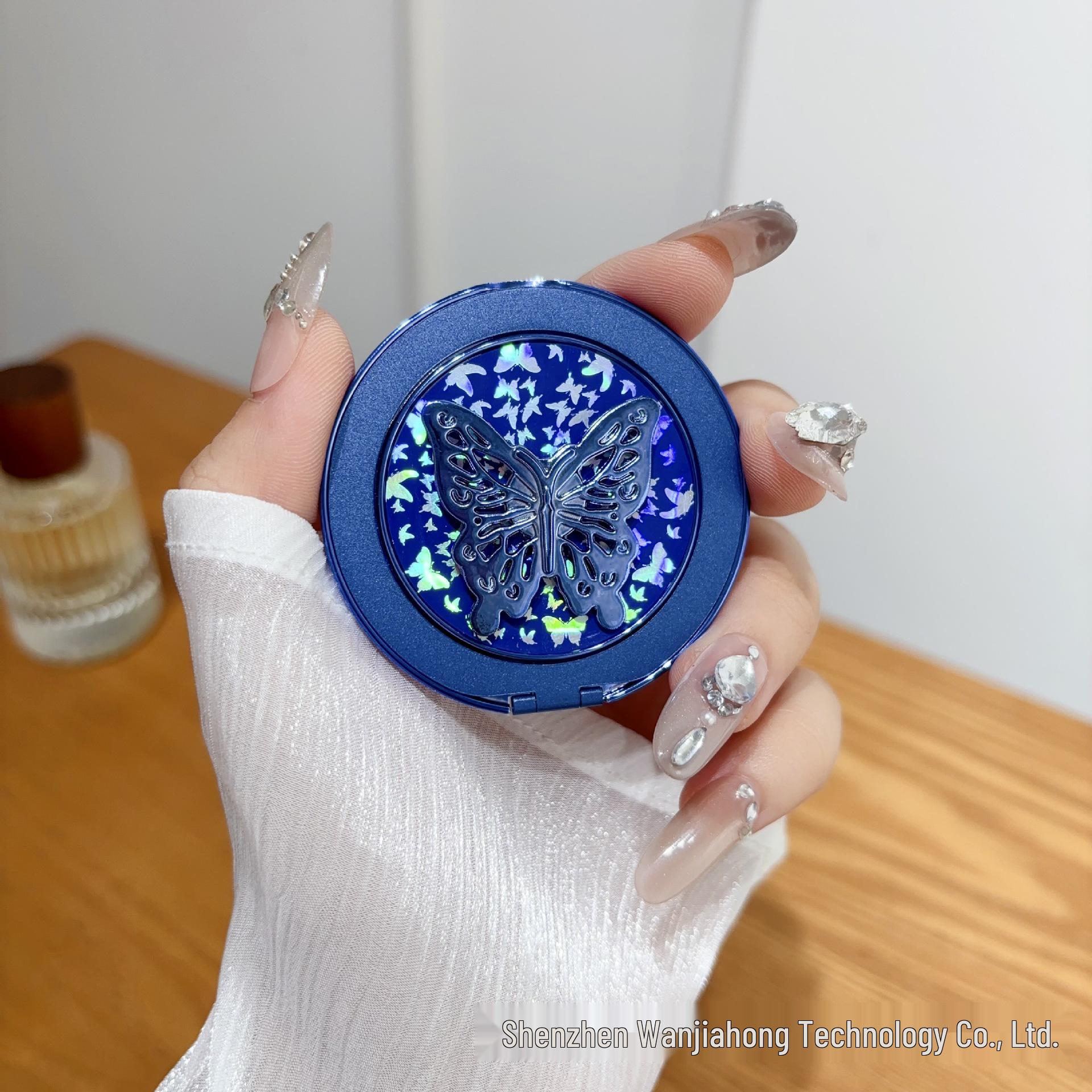 360° Rotating Butterfly Glitter Phone Holder with Magnetic Back 360 Degree Rotating Butterfly Holder