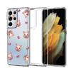 Roztomilý pouzdro na telefon s prasátkem, pandou a avokádem pro Samsung Galaxy S20 Ultra S21 FE 5G S10E S9 S8 S10 Plus Note 20 10 Lite M31 M22 M32 Kryt