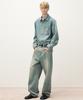 Il Corso Washed Pocket Denim Shirt Blue Iesh5F003B2