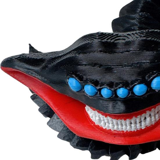 3D-gedrucktes Meereskreaturen-Spielzeug Bewegliche Gelenke Tiefseetier-Figur Gelenkiges Mythisches Ozeanraubtier-Modell Dekoration Schmuck