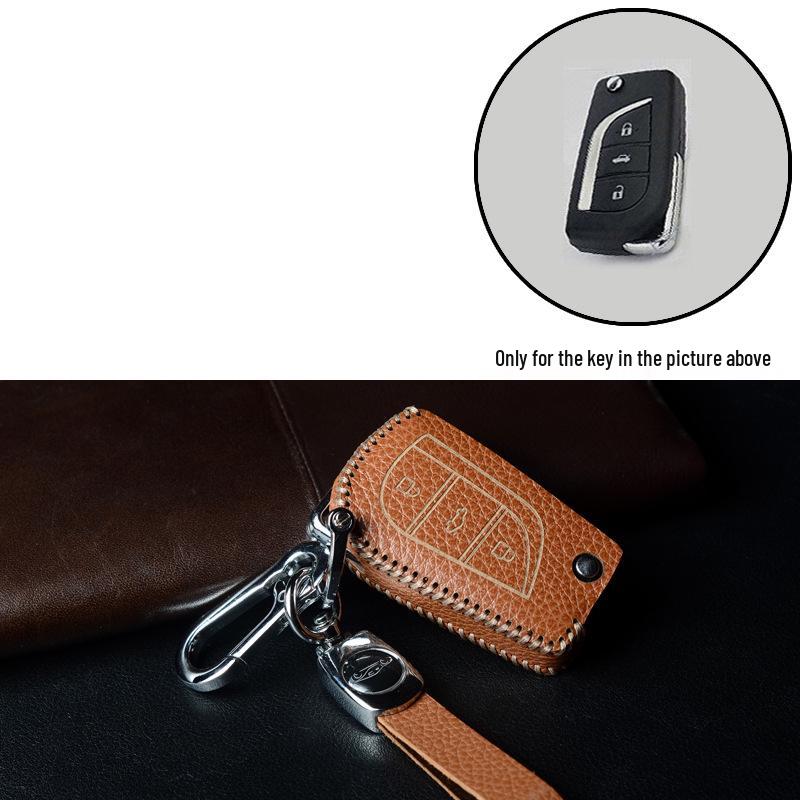 Corolla Nappa Leather Key Case for Toyota RAV4/Levin/Camry/Venza XLE
