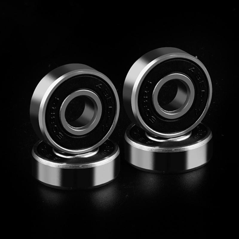 8Pcs High Speed Bearings Roller Skate Wheel Bearings Skate Scooter Steel Bearings High Performances Roller Easy To Use