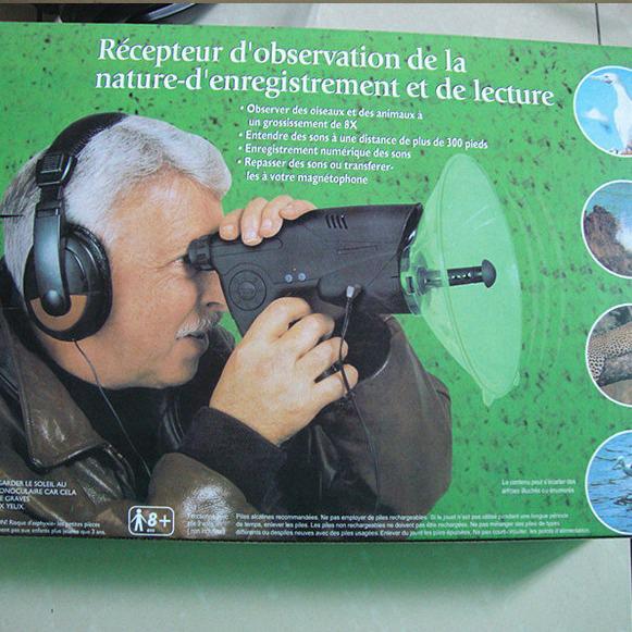 8x Hochleistungs-HD-Vogelbeobachtungs-Monokular-Teleskop mit Kopfhörern