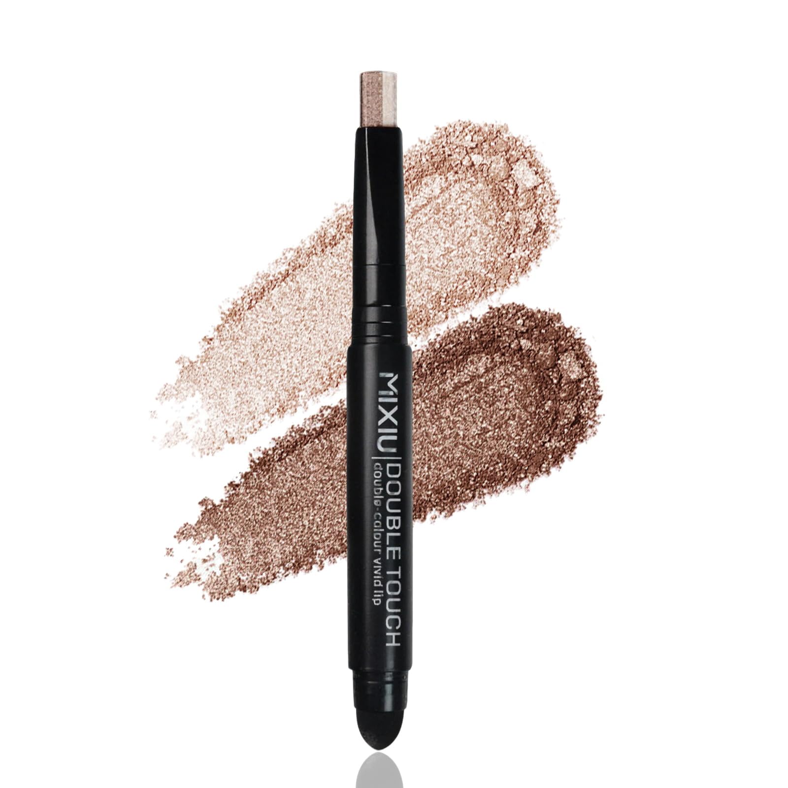 

HOJO WOO Eyeshadow Stick 2-in-1 Double-Ended, for creating a dewy look, long-lasting color payoff, one-swipe gradient, easy blending, smooth
