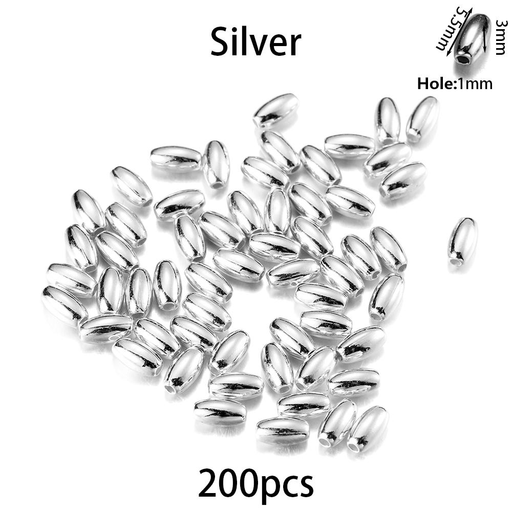 200-400Pcs CCB Multiple Styles Charm Spacer Beads Wheel Bead Flat Round Loose Beads For DIY Jewelry Making Supplies Accessories