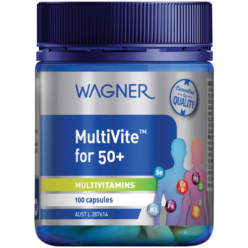 Wagner Multivite For 50+ 100 Capsules