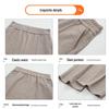 Women's Elastic Waist Straight-Leg Casual Pants