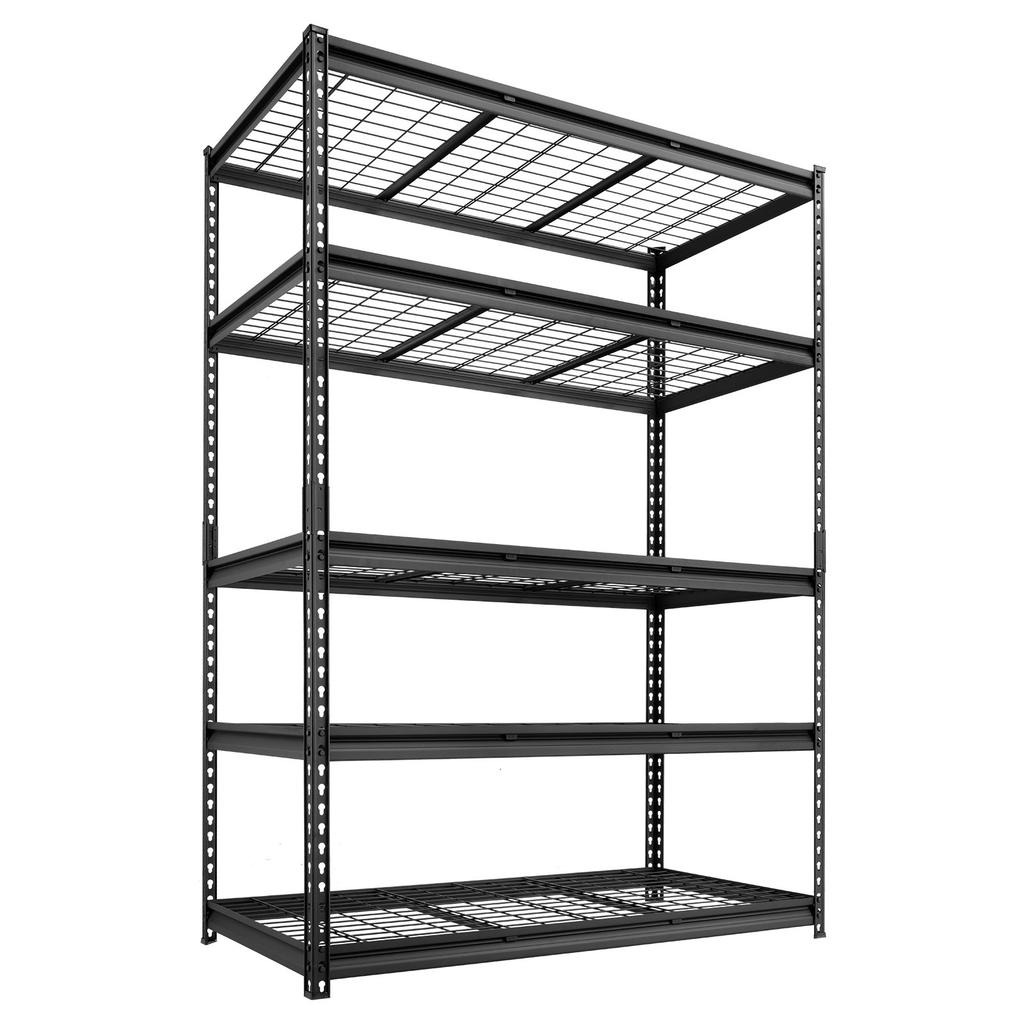 VEVOR Storage Shelves, 5-Tier 1361 kg Garage Shelving 122 x 61 x 181.3 cm, for Garage, Basement, Warehouse, Kitchen