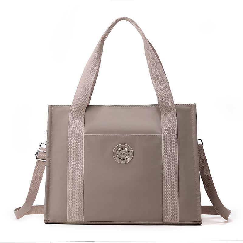 Women's Shoulder Bag Large Capacity Lightweight Tote Bag Nylon Hand Crossbody Bag