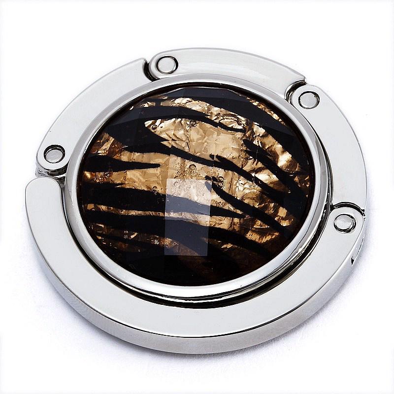 Girls' Outing Diamond Handbag Hook - Foldable Metal Purse Hanger