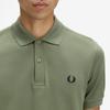 FRED PERRY [M6000] Plain Fred Perry Shirt - Laurel Green/Black Afpm2536000-Z50