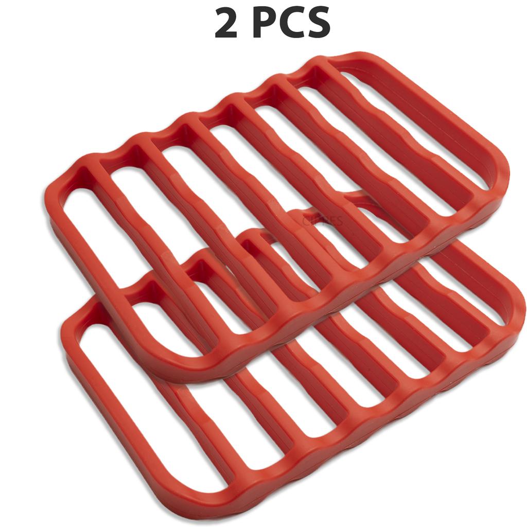 1PC 2PCS Silicone Roasting Rack, for Baking Canning Cooking Steaming, Non Stick, Easy To Clean, Heat Resistant, Cooling Rack