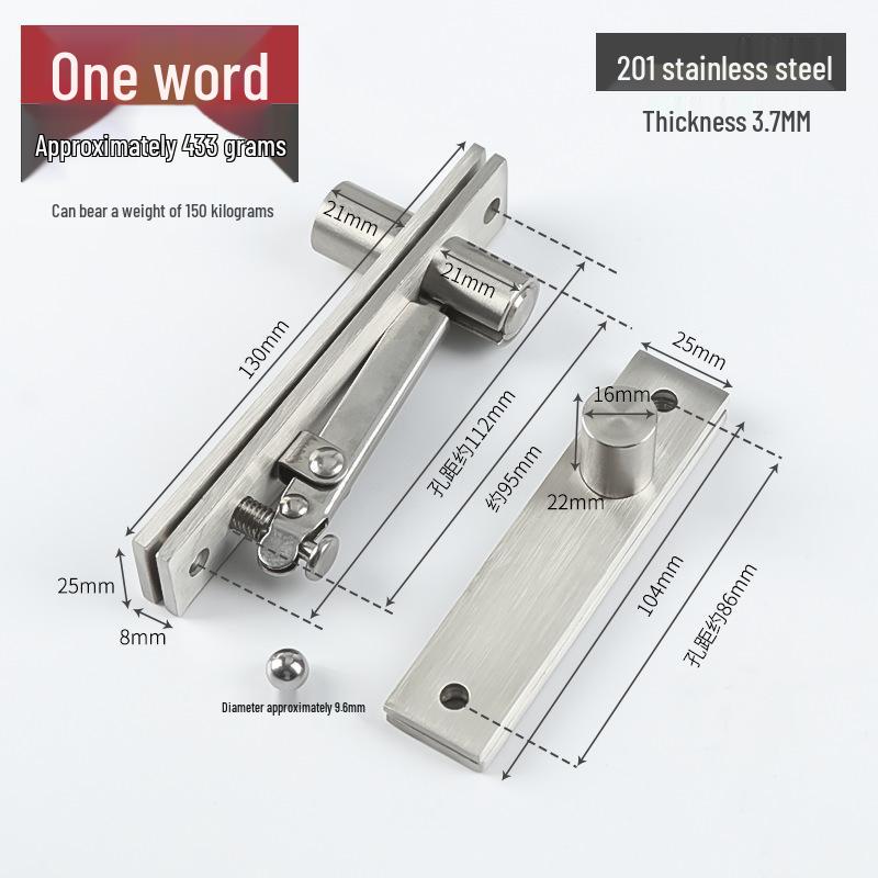 360° Вращающиеся скрытые дверные шарниры-pivot из нержавеющей стали 304 для деревянных дверей.