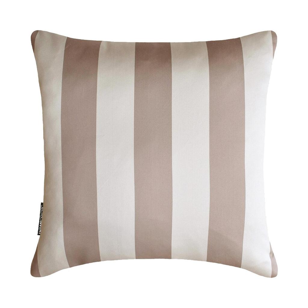 Design Decorative Throw Pillow Covers, Striped Modern Satin Cushion Cover Pack of 2 Pillowcases