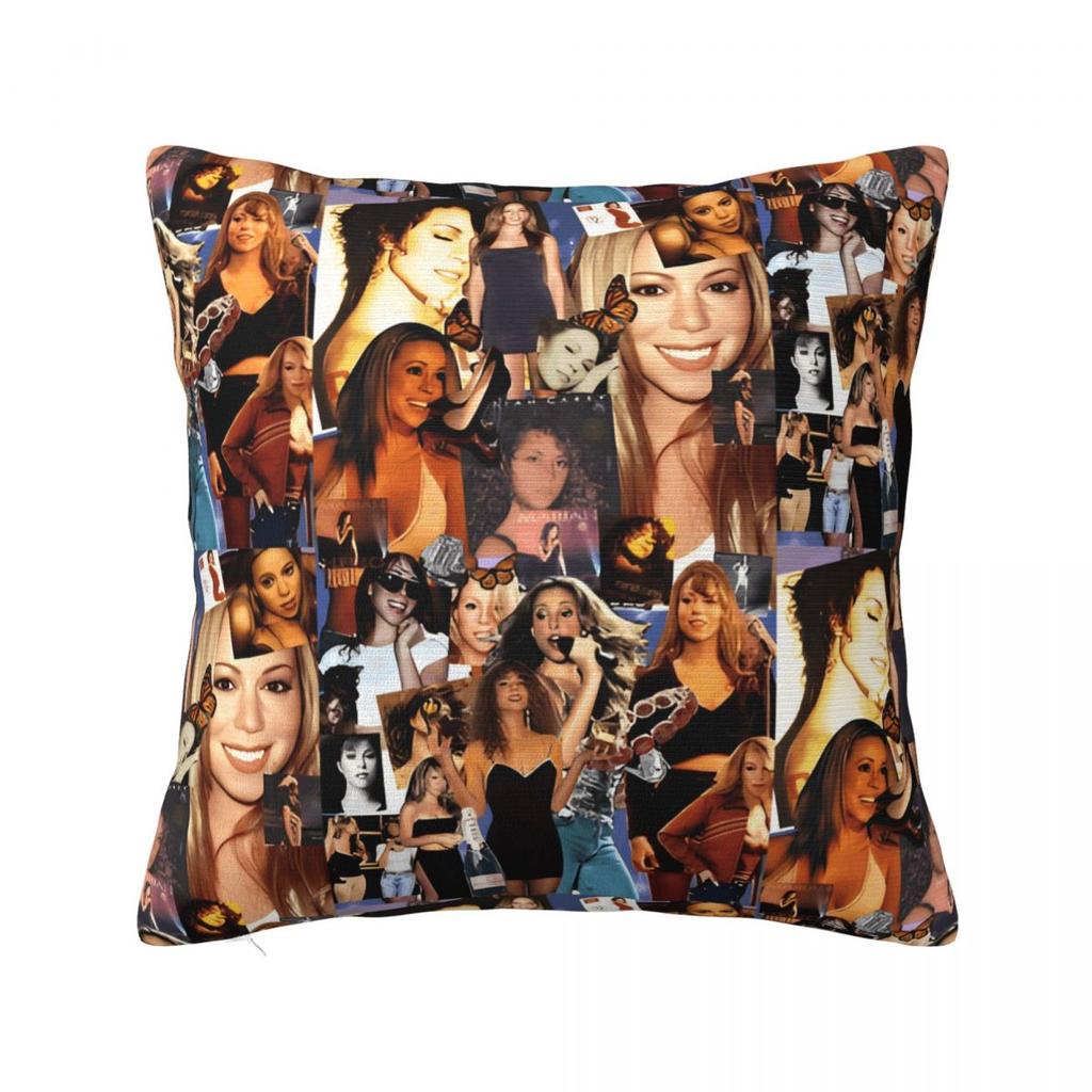 Mariah Carey American Singer Pillow Cover Morden Pillow Case Polyester Graphic Cushion Cover Pillowcases For Living Room Chair