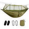 Double Outdoor Camping Travel Hammock with Mosquito Net and Anti-Rollover Design