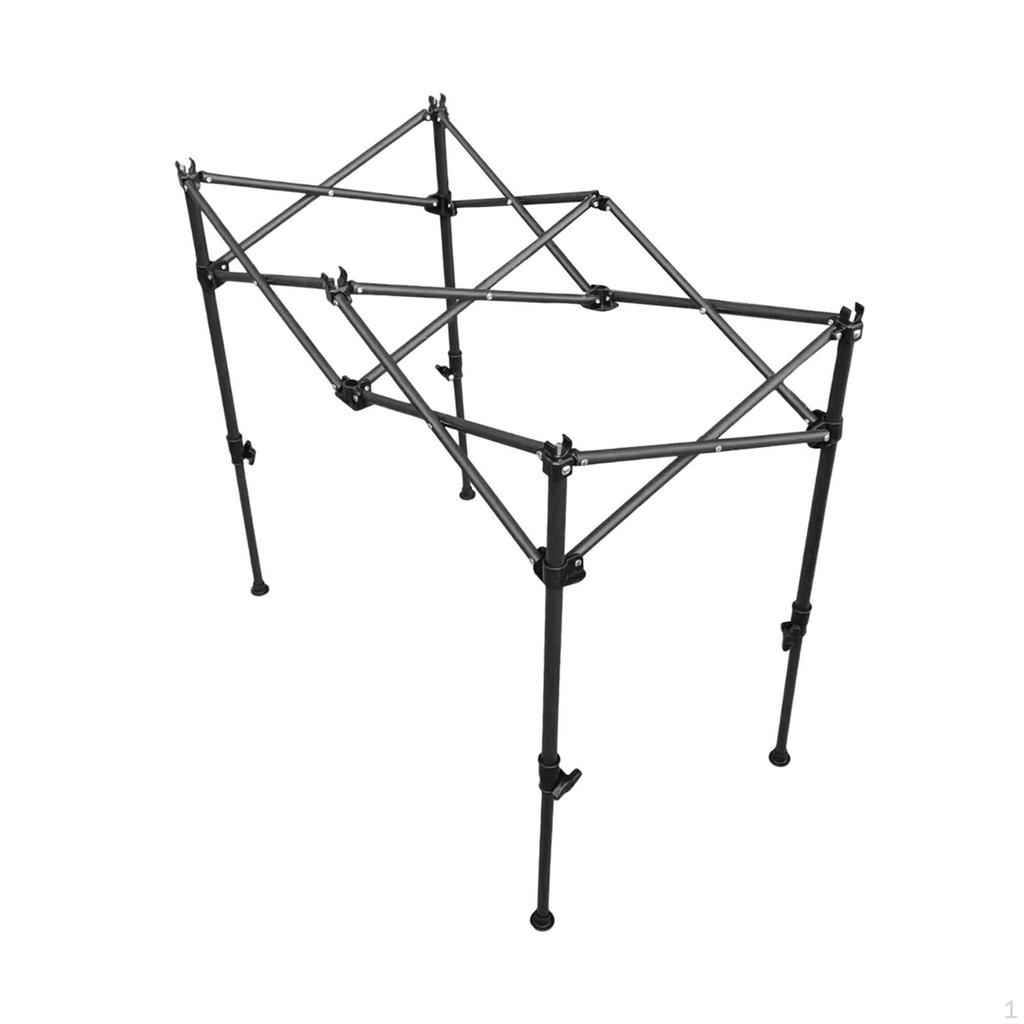 Collapsible Picnic Table Bracket ,Camping Leg Stand ,for Roll Up Tabletop Desk