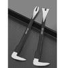 Double Headed Claw Bar Reinforced Leverage Extractor Tool with Reinforced Hammers Face for Construction and DIYer Tasks