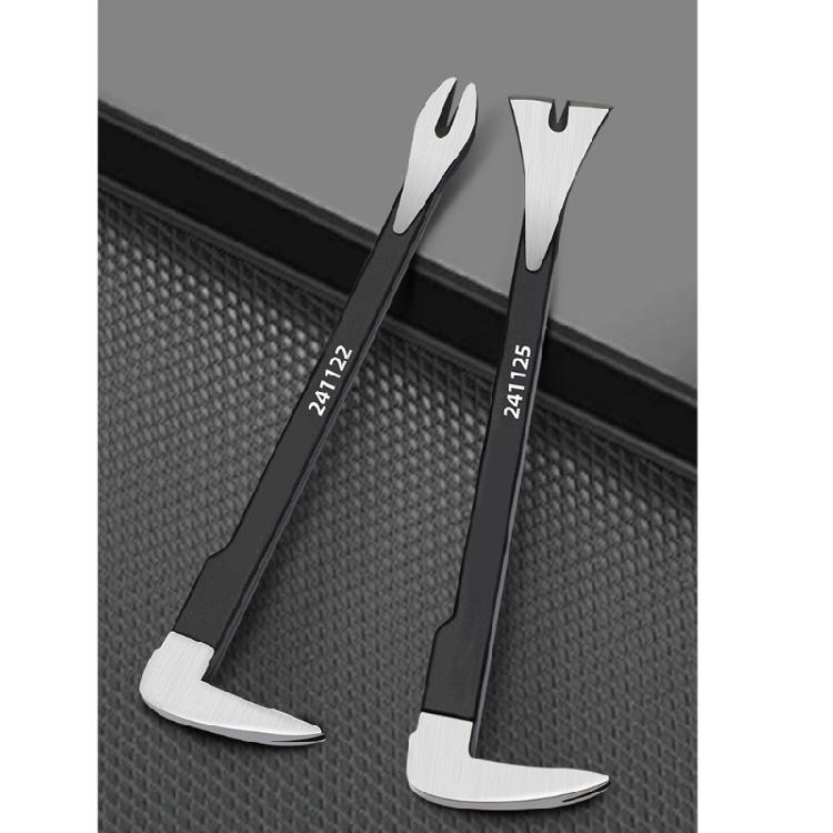 Double Headed Claw Bar Reinforced Leverage Extractor Tool with Reinforced Hammers Face for Construction and DIYer Tasks