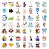 100 Small Sizes of Various Cute Animals Mixed and Match Cartoon Stickers Hand Account Computer Decoration Stickers
