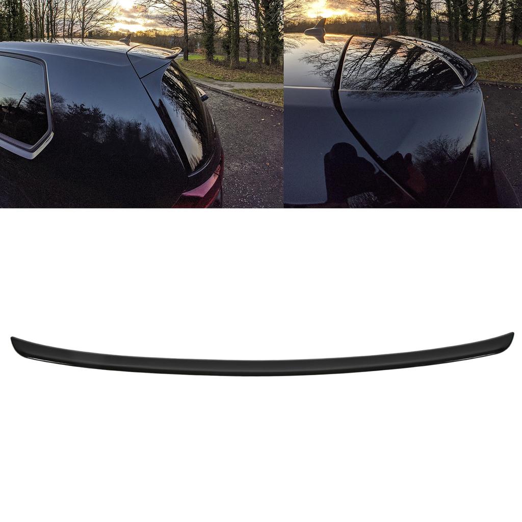 Gloss Black TCR Rear Roof Spoiler Wing Extension Replacement for MK7 MK7.5 GTD R 2013‑2020