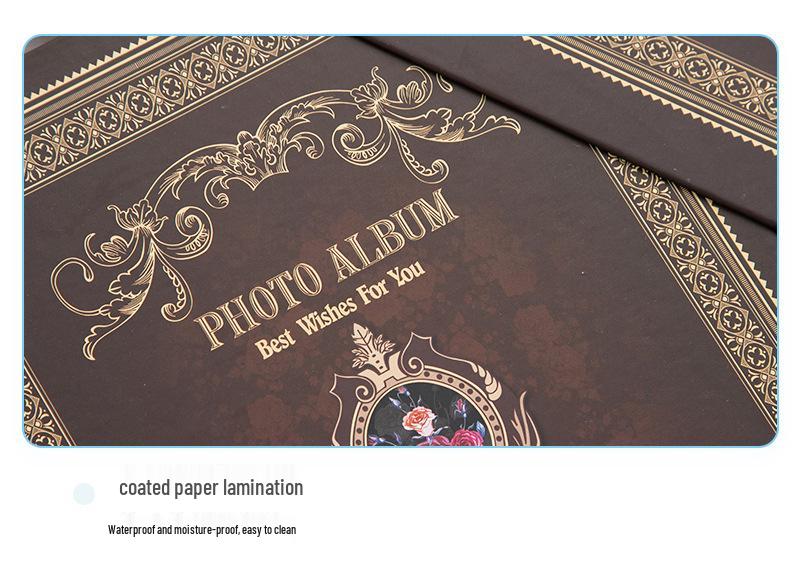 8-Inch 100-Page Laminated Photo Album with Boxed Insert for Children/Home