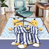 Bananas in Pyjamas Pattern Rug, Indoor/Outdoor Mat, for Picnic, Gameroom, Bedroom, Office, Living Room, Home Decor Carpet, Birthday Gift