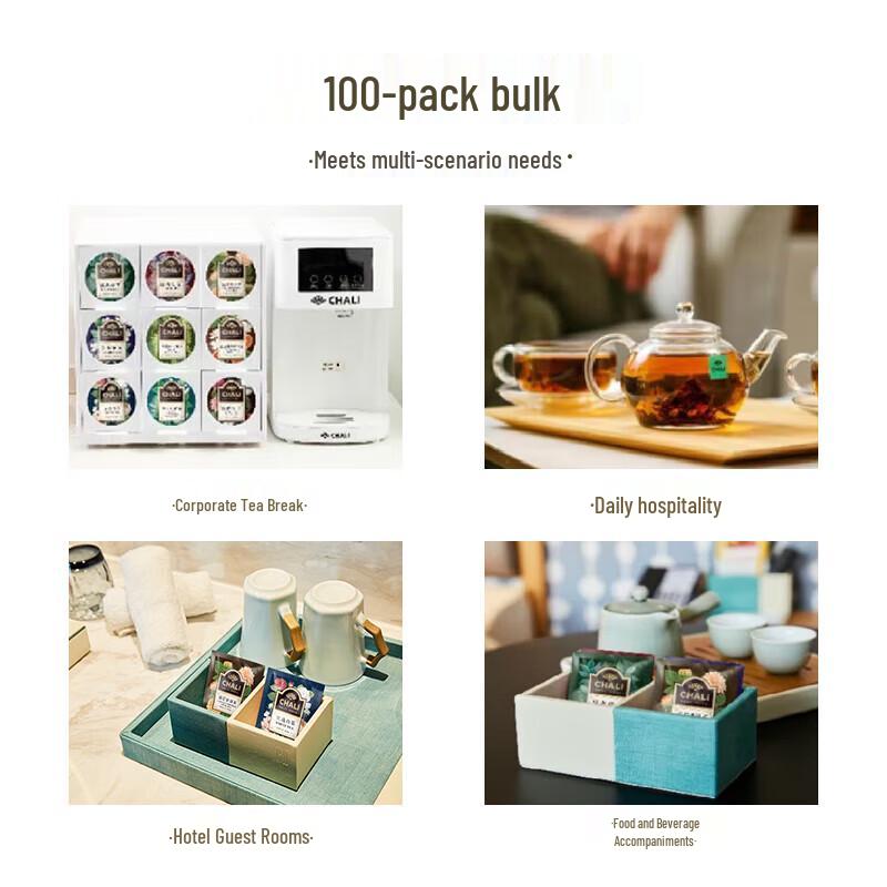 CHALI Individually Wrapped Jasmine Tea Bags