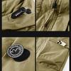 Winter Multiple Pockets Man Coats Loose Leisure Solid Windproof Tops New Man Coat Autumn Coats Man