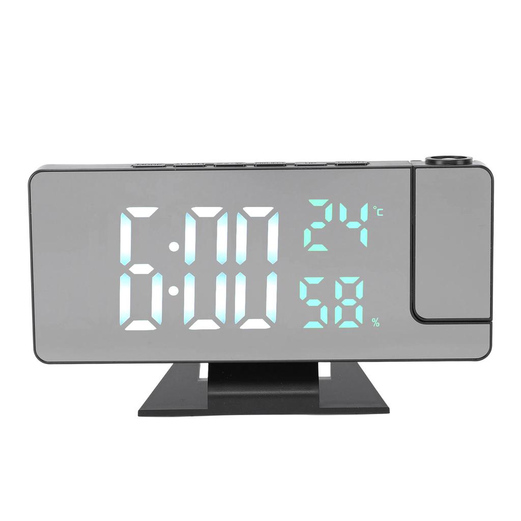Digital Alarm Clock Large Display LED and Mirror Desk Clock 3 Brightness Levels Modern Electronic Clock for Bedroom