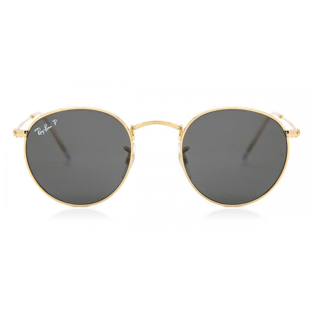 Ray Ban Rb3447 Round Metal Polarized 919648 Men Sunglasses