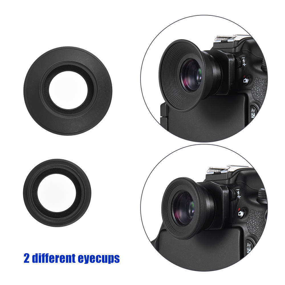 1.51X Fixed Focus Viewfinder Eyepiece Eyecup Magnifier for DSLR Camera w  2 * Eyepatch