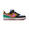 Nike Court Borough Low Recraft PS Multi-Color Kids Sneakers Black Bronzine Light-Armory-Blue DV5457-004