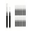 10pcs Micro Eyebrow Brush With Cap For Eyebrow Eyelash Brow Brush Eyebrow Lash Lift And Tint Tools For Brows And Lashes Comb Extensions